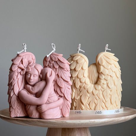 Mother Angel Candle – Handmade Sculptural Soy Wax Décor