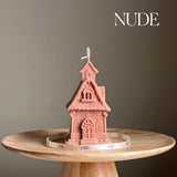 Large House Candle: Hand-Poured Soy Wax Sculptural Candle-4