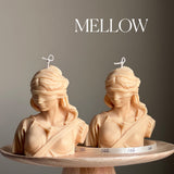 Blind Justice Soy Wax Candle: Woman Bust Statue Candle-3