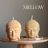 Buddha Bust Candle | Sculptural Soy Wax Statue-3