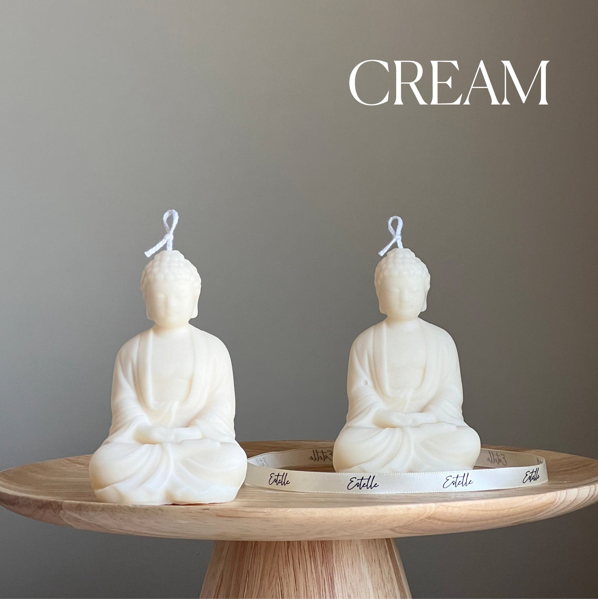 Buddha Candle – Handmade Sculptural Soy Wax Statue