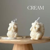 Cute Squirrel Sculptural Candle – Handmade Soy Wax Home Décor