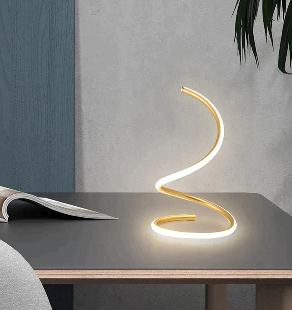 Kennith Twisted LED Table Lamp - BLISOME