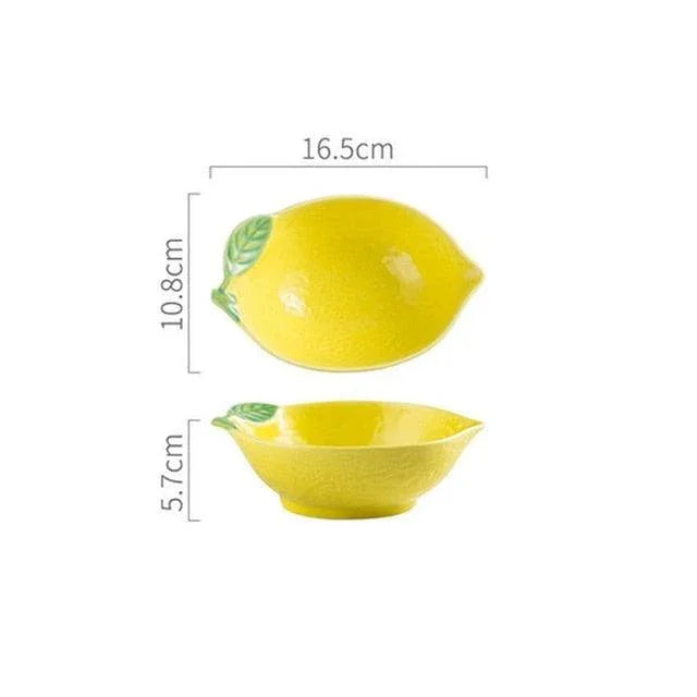 Les Assiettes Lemon Ceramic Plate Collection - BLISOME