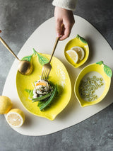 Les Assiettes Lemon Ceramic Plate Collection - BLISOME