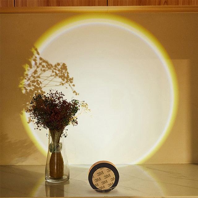 Levon Multicolored Sunrise Puck Light - BLISOME