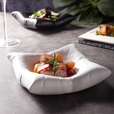 Lull Pillow Ceramic Bowl – Sculptural Serveware
