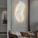 Lumina Golden Feather Wall Light - BLISOME