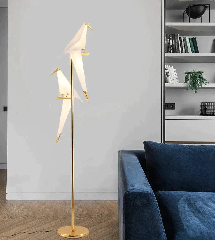 Mache Perch Bird Lamp Collection - BLISOME