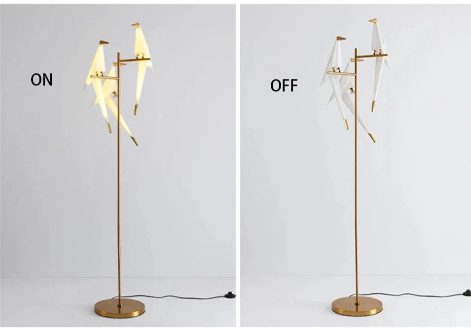 Mache Perch Bird Lamp Collection - BLISOME