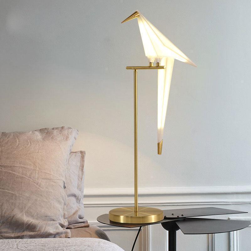 Mache Perch Bird Lamp Collection - BLISOME