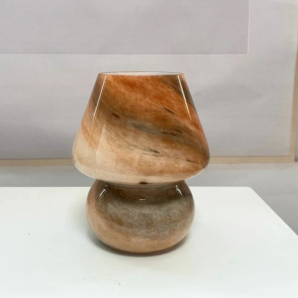 Milky Way Mushroom Glass Table Lamp - BLISOME