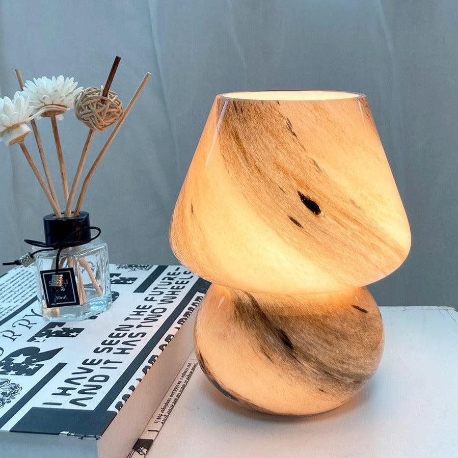 Milky Way Mushroom Glass Table Lamp - BLISOME