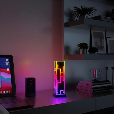 Monolith RGB Cube Tower - Gaming Setup Accessory - BLISOME