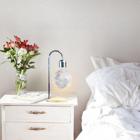 Moonlite Levitating Lamp Wireless Charger – Futuristic Glow