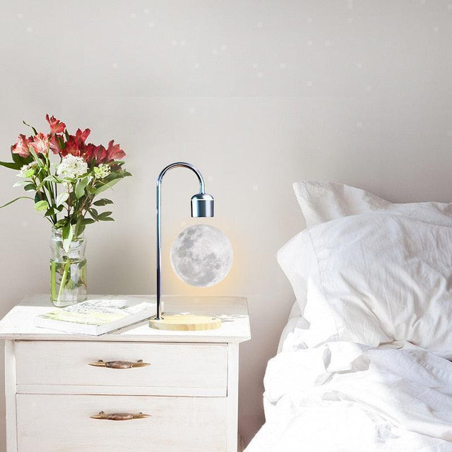 Moonlite Levitating Lamp Wireless Charger – Futuristic Glow