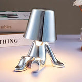 Muse Thinker Little Man Rechargeable Table Lamp - BLISOME