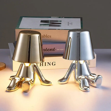 Muse Thinker Little Man Rechargeable Table Lamp – Artistic Lighting