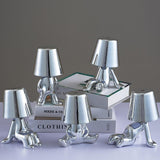 Muse Thinker Little Man Rechargeable Table Lamp - BLISOME