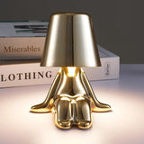 Muse Thinker Little Man Rechargeable Table Lamp - BLISOME