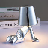 Muse Thinker Little Man Rechargeable Table Lamp - BLISOME