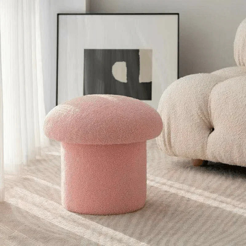 Mushroom Sherpa Ottoman - BLISOME
