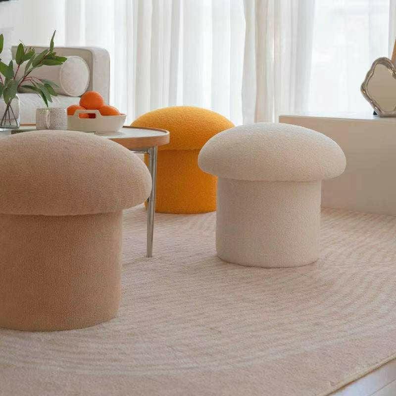 Mushroom Sherpa Ottoman - BLISOME