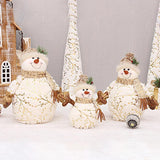 Noel Golden Snowman Plush Shelf Decor - BLISOME