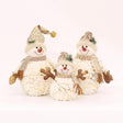 Noel Golden Snowman Plush Shelf Decor - BLISOME