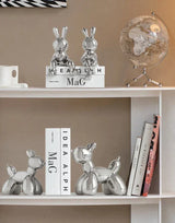 Space Bunny Love Statue Shelf Decor - BLISOME