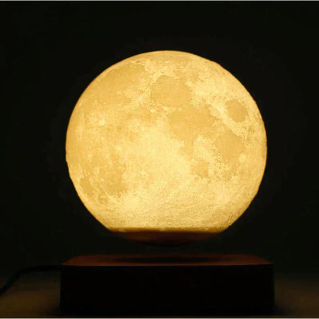 Spaced Out Levitating Moon Lamp – Mesmerizing Floating Light