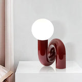 SPIRAL Twisted Modern Table Lamp – Sculptural Lighting