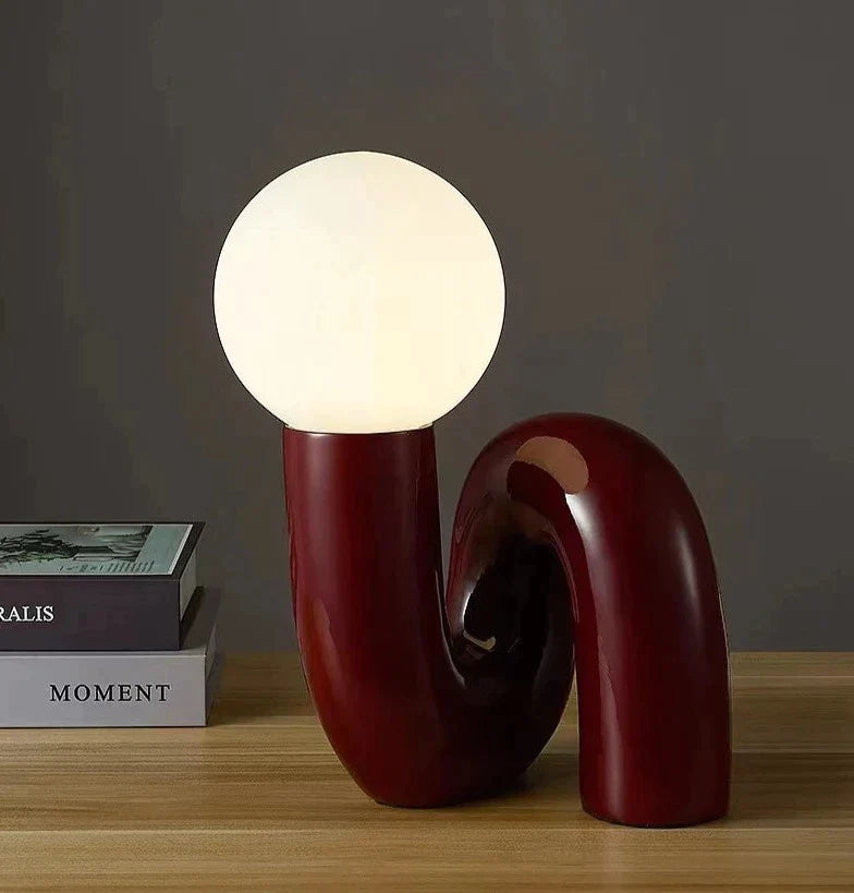 SPIRAL Twisted Moden Table Lamp - BLISOME