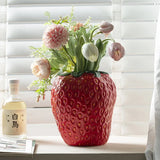 Strawberry Bliss Ceramic Vase - BLISOME