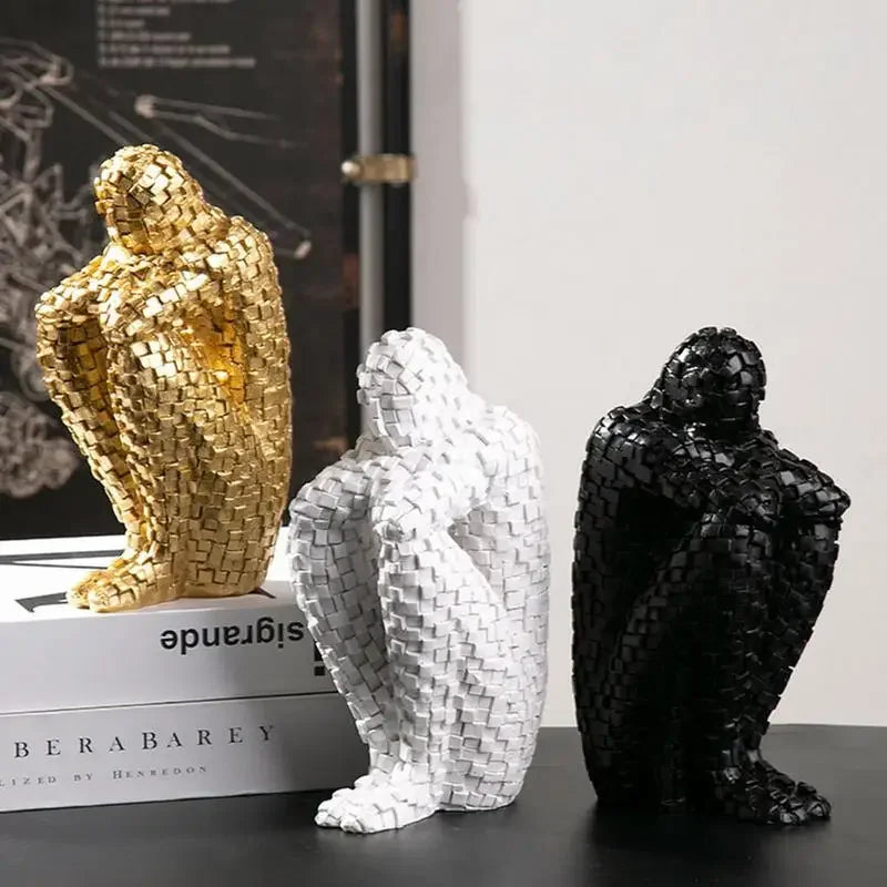 Theo The Thinking Man Statue - BLISOME
