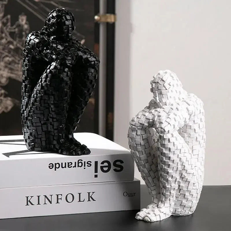 Theo The Thinking Man Statue - BLISOME