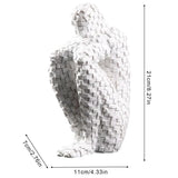 Theo The Thinking Man Statue - BLISOME