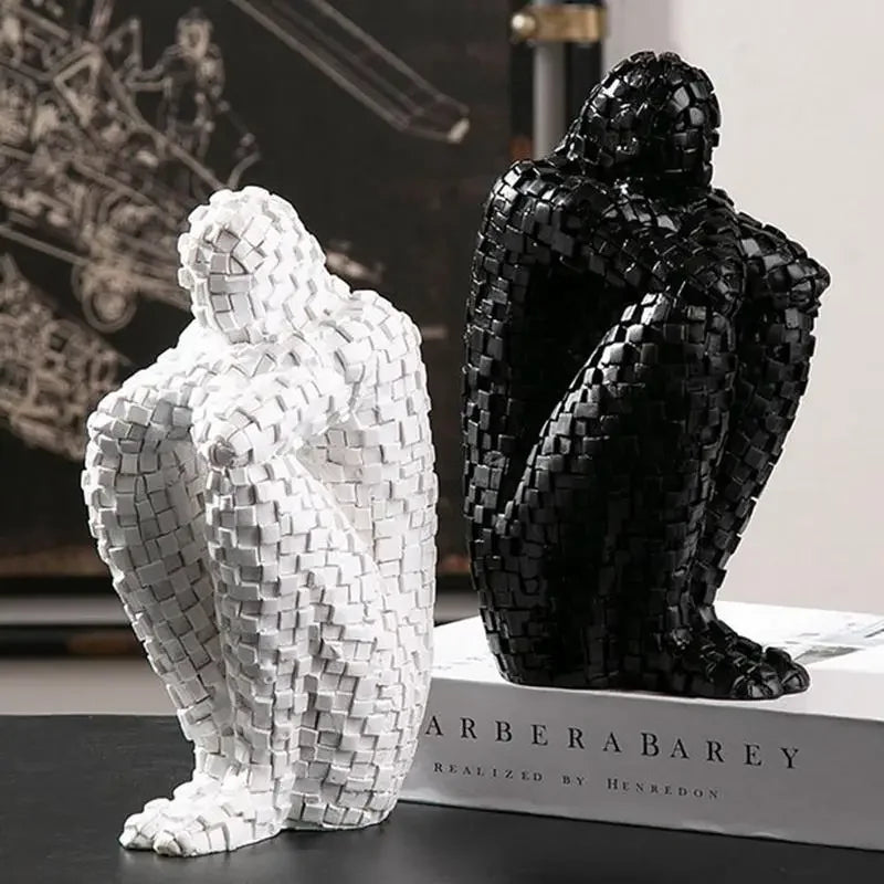 Theo The Thinking Man Statue - BLISOME