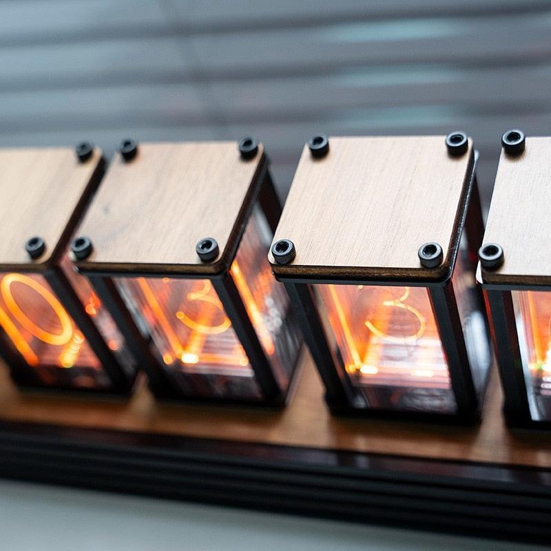 Tron Wooden RGB Clock - BLISOME