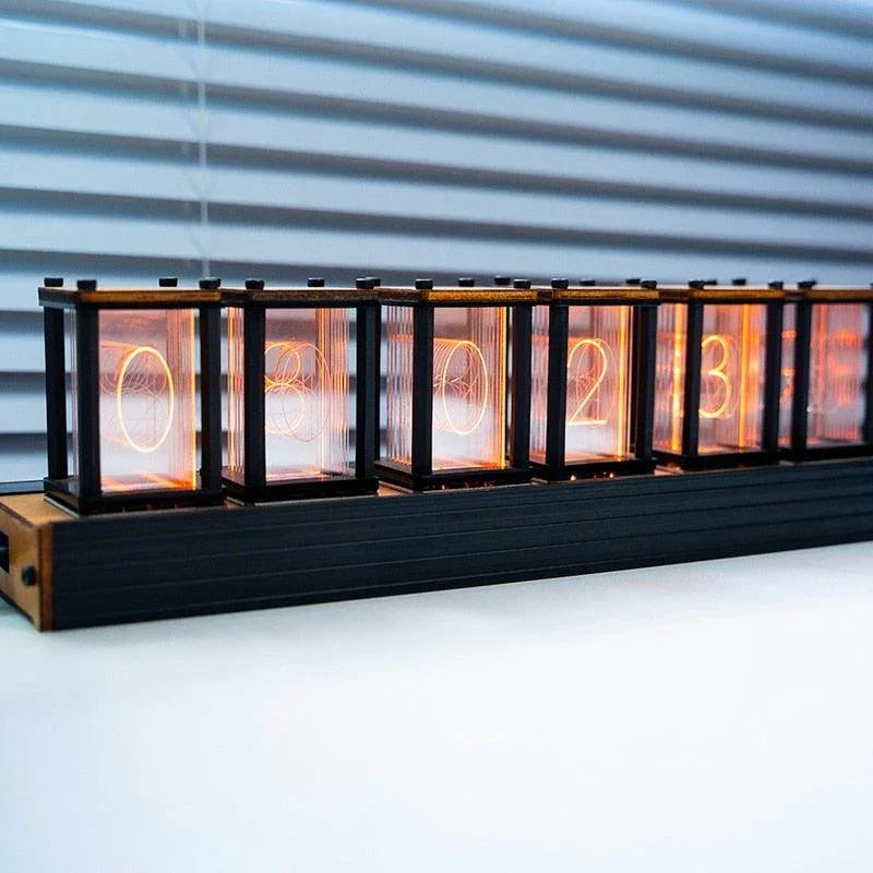 Tron Wooden RGB Clock - BLISOME