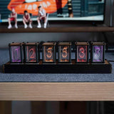 Tron Wooden RGB Clock – Modern LED Digital Clock