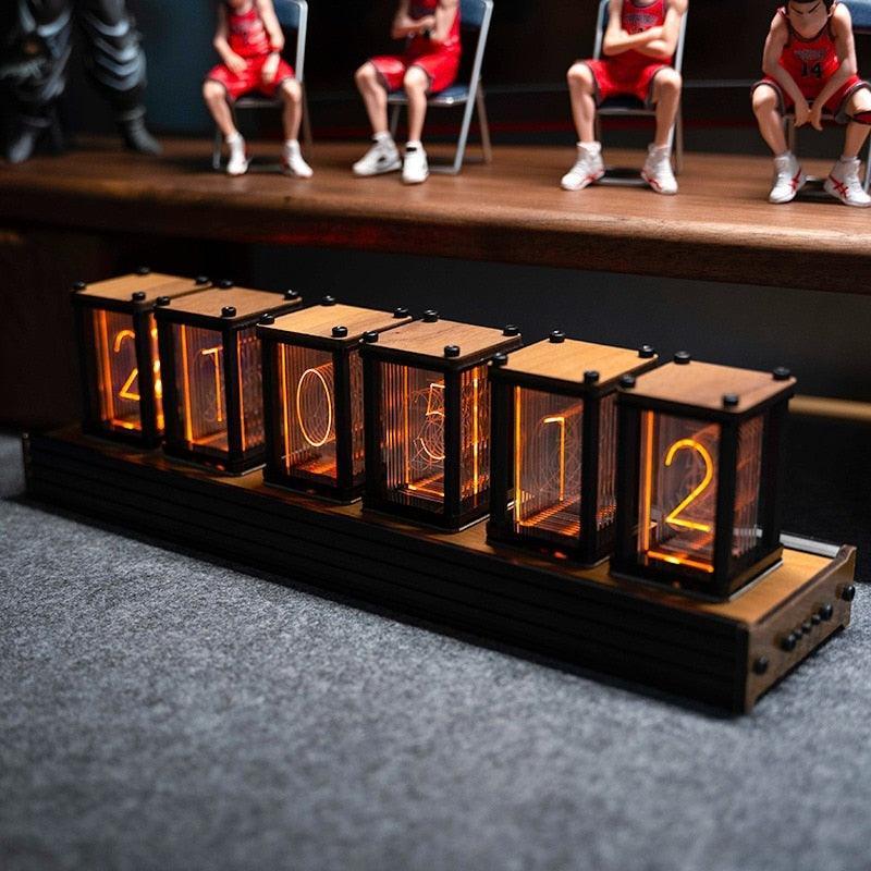 Tron Wooden RGB Clock - BLISOME