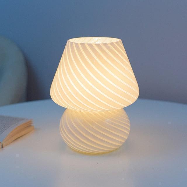 Verre Retro Glass Mushroom Table Lamp - BLISOME