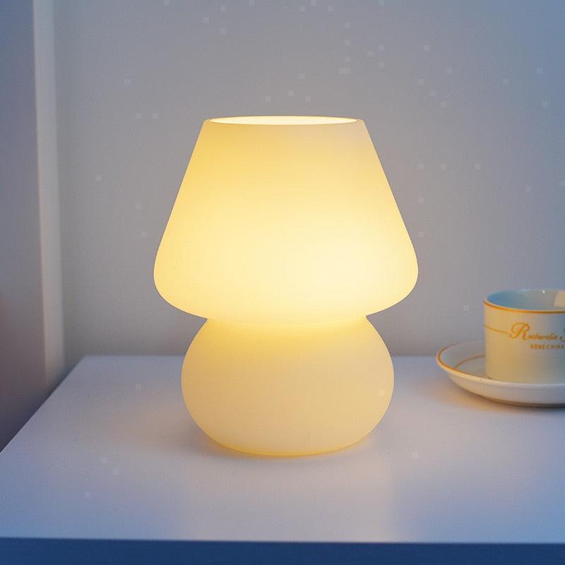 Verre Retro Glass Mushroom Table Lamp - BLISOME
