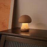 Wooden Vintage Mushroom Table Lamp - BLISOME