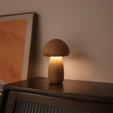 Wooden Vintage Mushroom Table Lamp - BLISOME