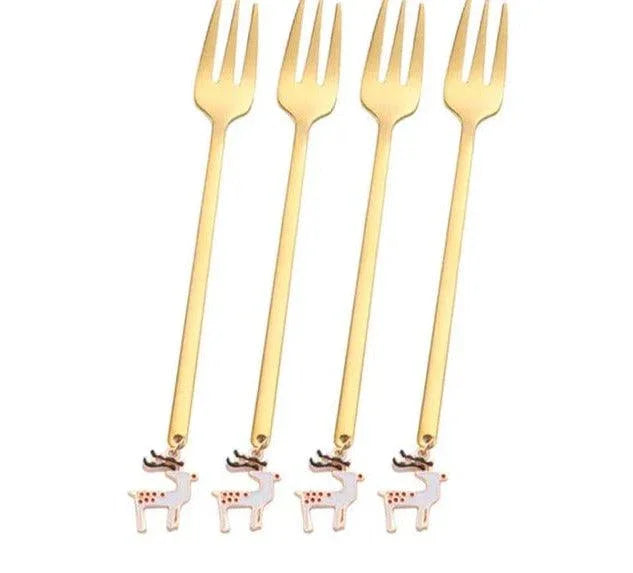 Yuletide Xmas Cutlery Gift Set - BLISOME