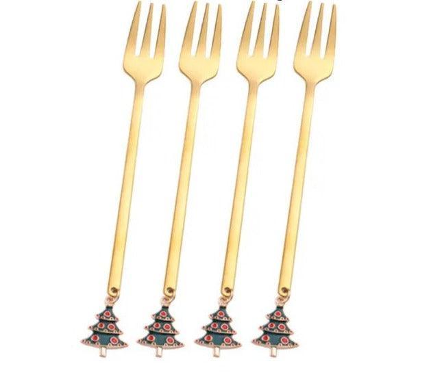 Yuletide Xmas Cutlery Gift Set - BLISOME