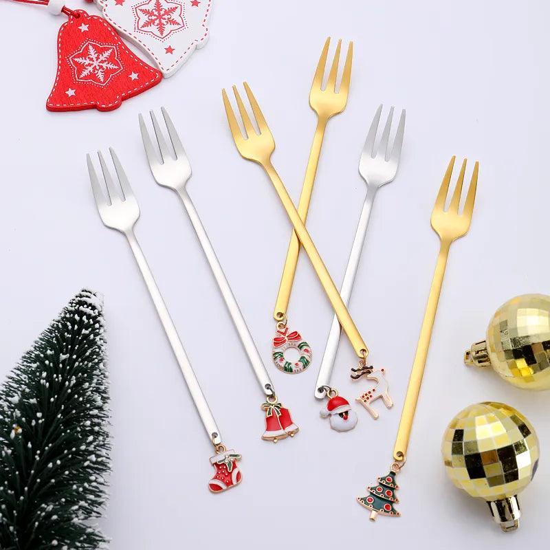 Yuletide Xmas Cutlery Gift Set - BLISOME