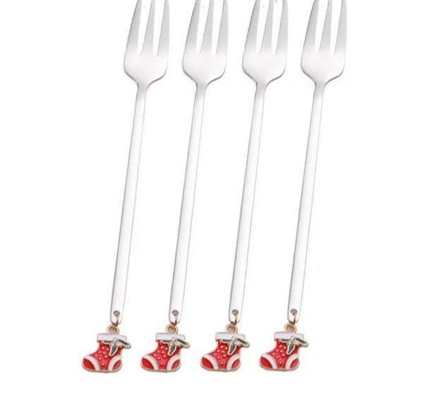 Yuletide Xmas Cutlery Gift Set - BLISOME